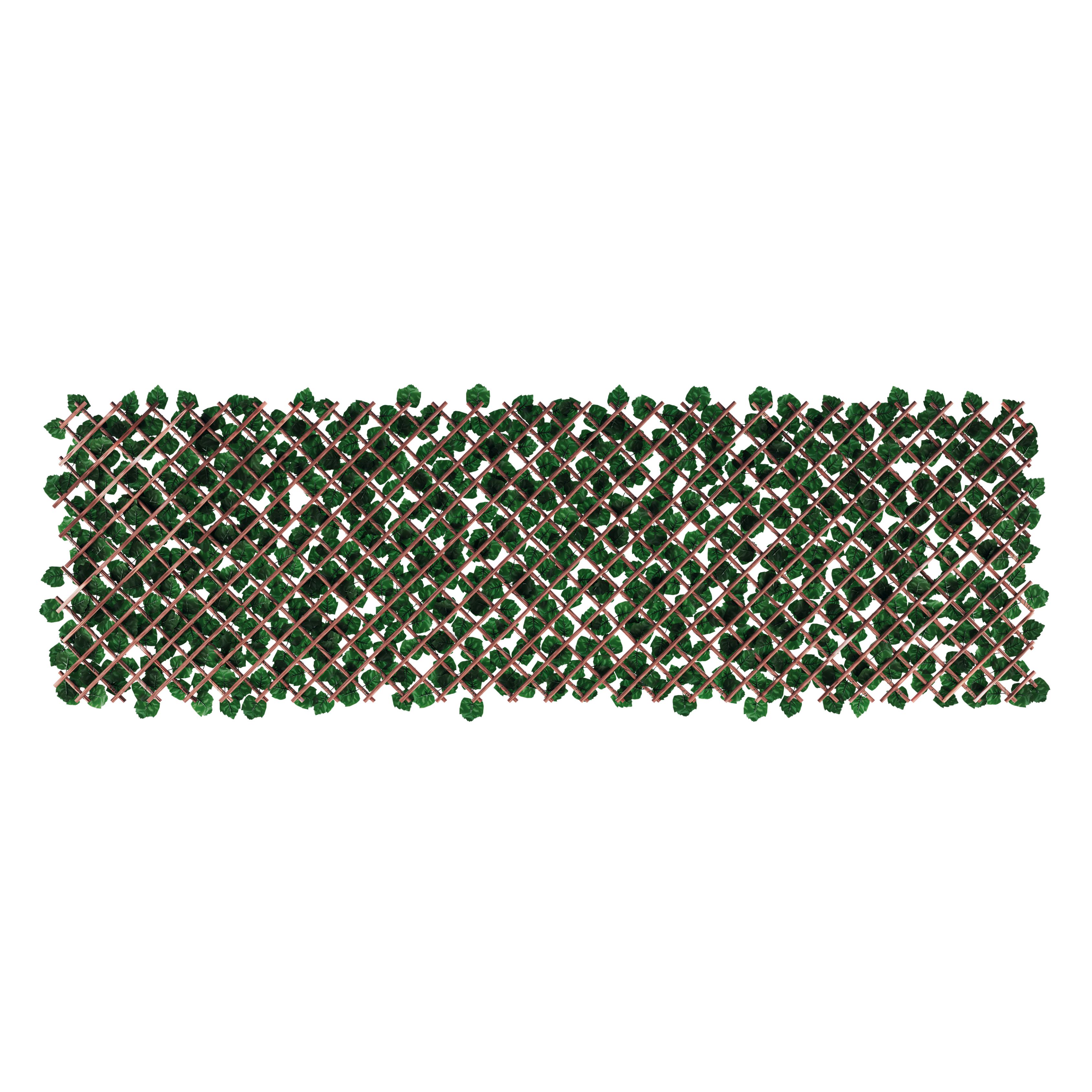 Extensie gard din salcie si geotextil, lemn/textil, 100 x 200 cm • Blooma