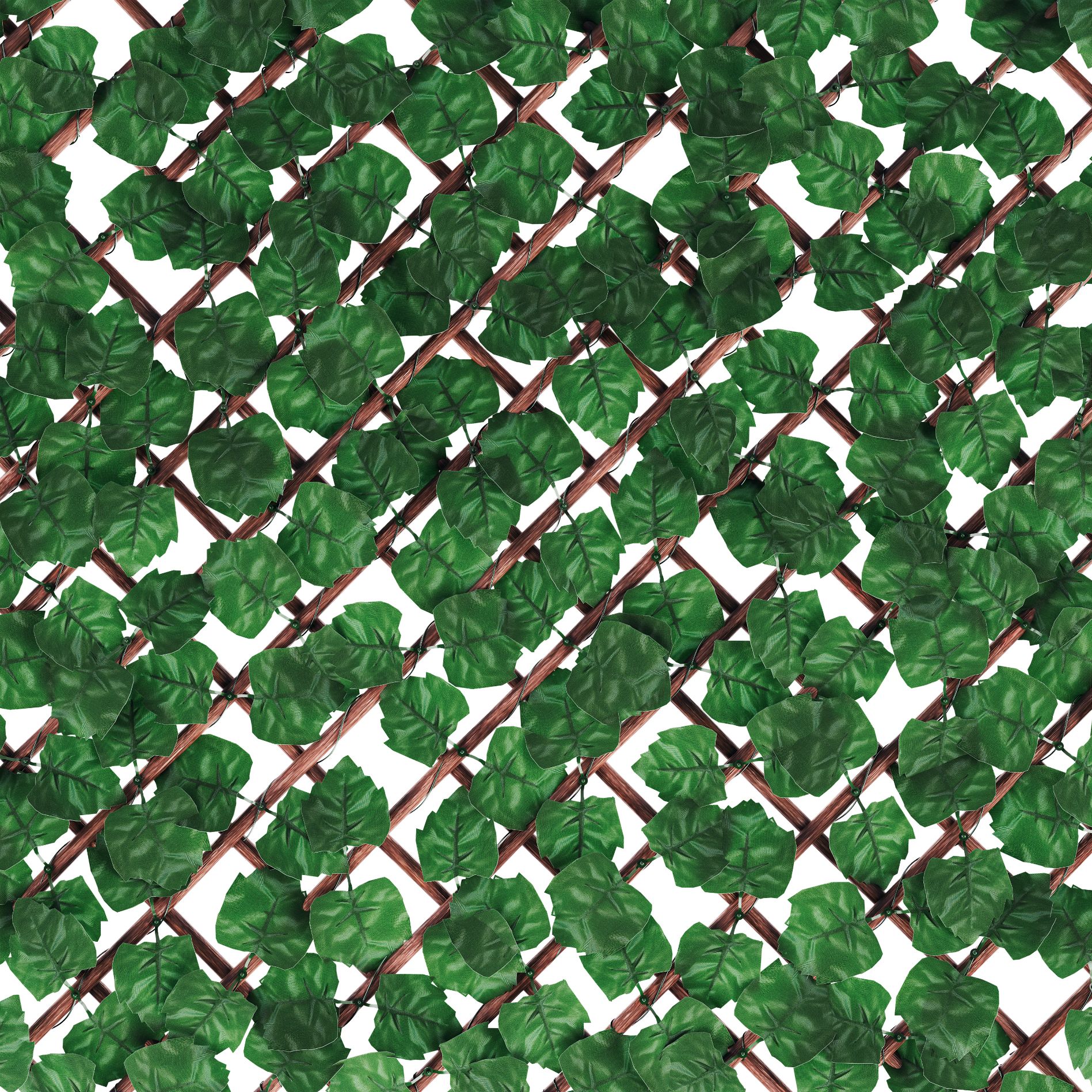 Extensie gard din salcie si geotextil, lemn/textil, 100 x 200 cm • Blooma