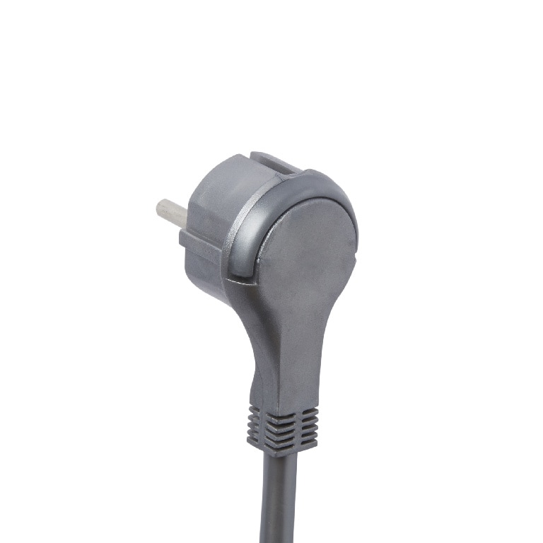 Cablu Prelungitor 1 priza,fisa stecher, gri, 16 A, H05VV-F, 1.5 mmp x 3 m Diall