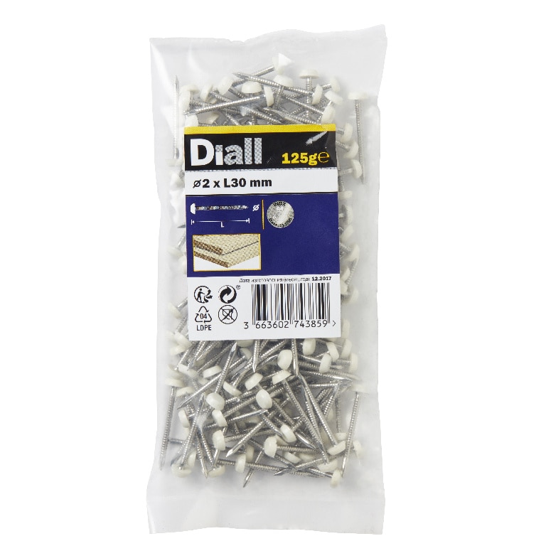 Cuie bituminoase UPVC Diall, 2 x 30 mm, 125 g 