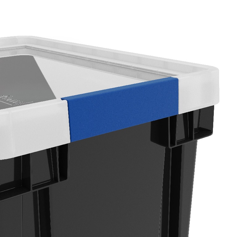 Capac pentru ladita compacta, 394 x 29.5 x 36 mm, 20  35 L, transparent