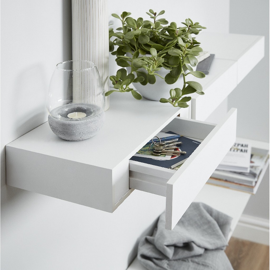 Polita Deco Rigga sertar 600 x 230 mm, alb