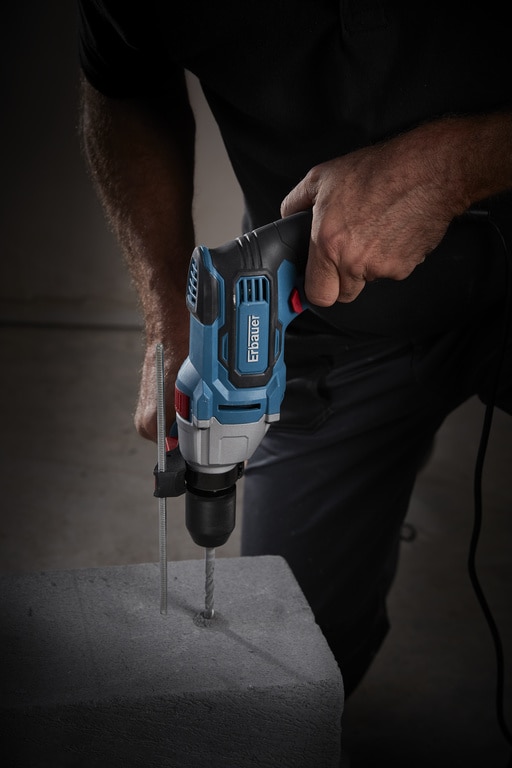 Masina de gaurit cu percutie Erbauer, 650 W