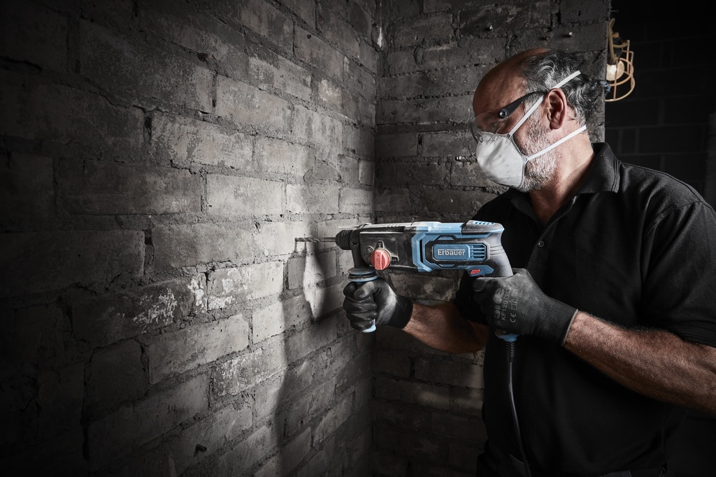 Ciocan rotopercutor Erbauer ERH750, 750W, 5300 bpm, 3J