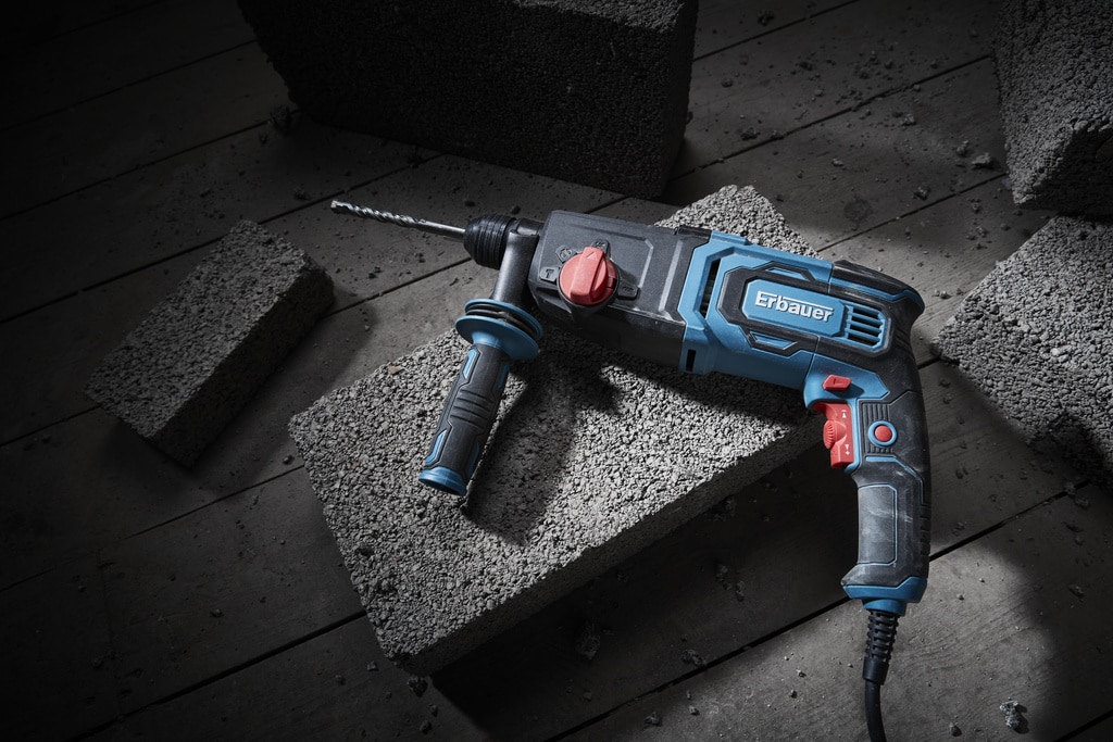 Ciocan rotopercutor Erbauer ERH750, 750W, 5300 bpm, 3J