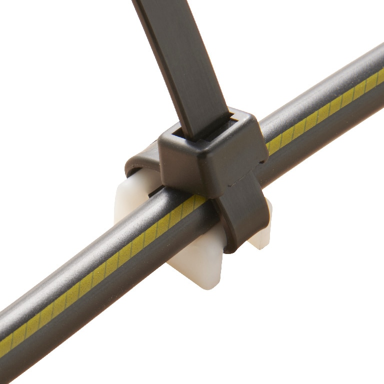 Suport fixare cablu DIALL, 9 mm, poliamida, 25 buc