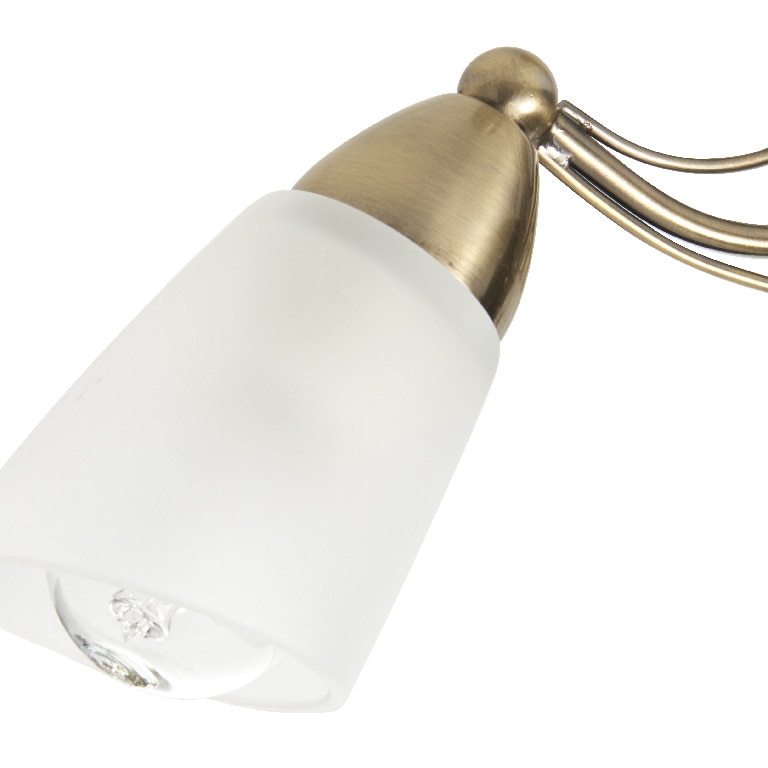 Plafoniera 5 lampi LED COLOURS Trivia, 5 x E14, 40W, IP20, auriu