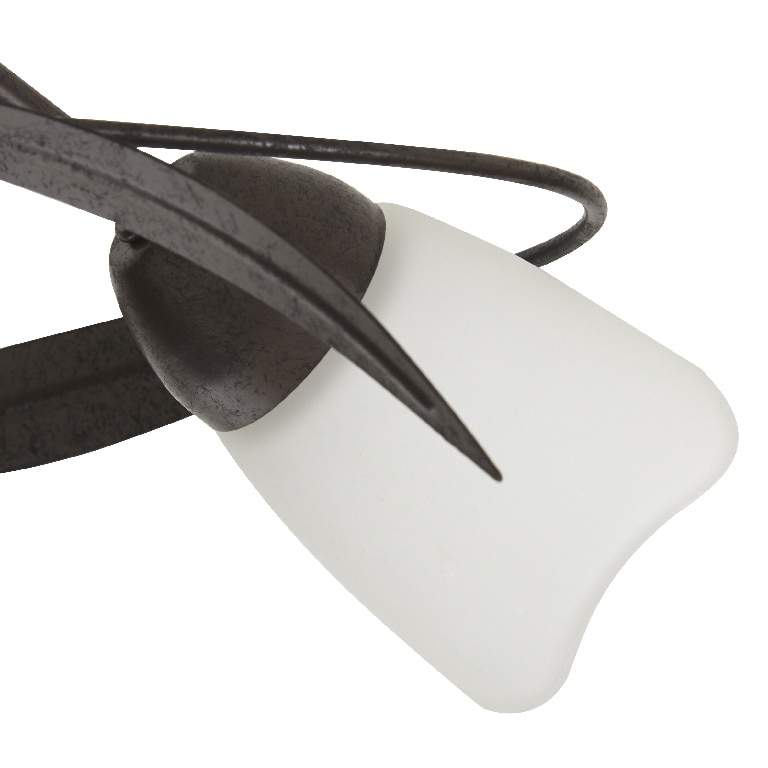 Plafoniera 5 spoturi LED COLOURS Honos, 5 x G9, 40W, negru/alb