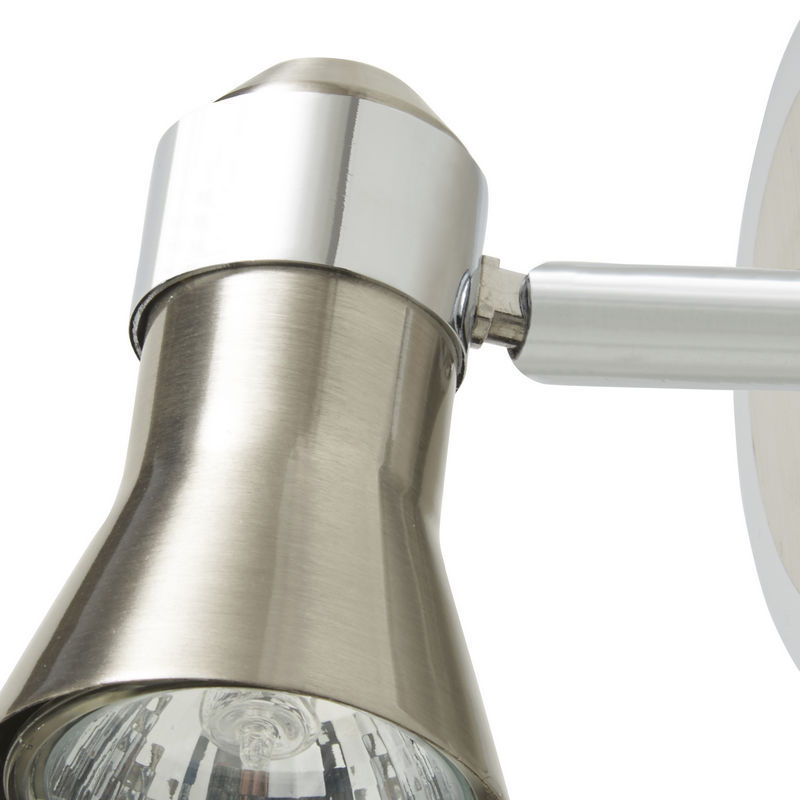 Spot, GU10, W50, argintiu, metal si sticla  APHRODITUS