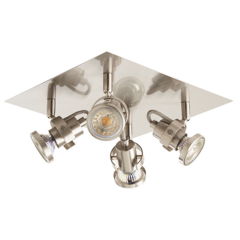 Spot, GU10, W50, argintiu  ARACHNE