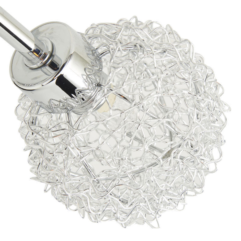 Plafoniera, 5 x 25 W, argintiu, metal • Colours Phaidros