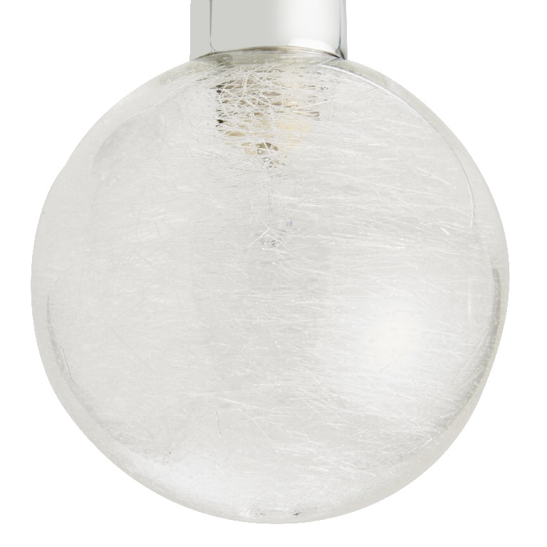 Plafoniera LED, 4 x 25 W, argintiu, sticla si metal • Colours Onnes