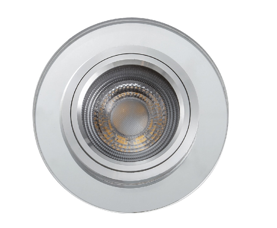 Spot rotund, LED, GU10, 50 W, IP20, argintiu • Colours, Adonis