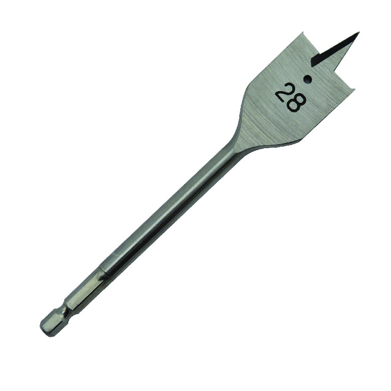 Burghiu lemn, tija hexagonala Universal Fit, 152 x 43 x 5 mm, 28 mm, otel