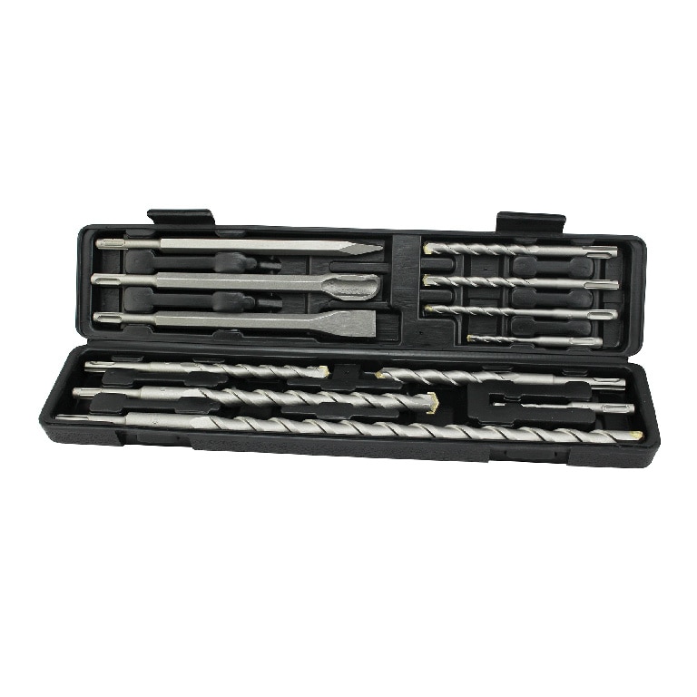 Set mix burghie beton Universal Fit, SDS plus, negru, 480 x 100 mm, otel