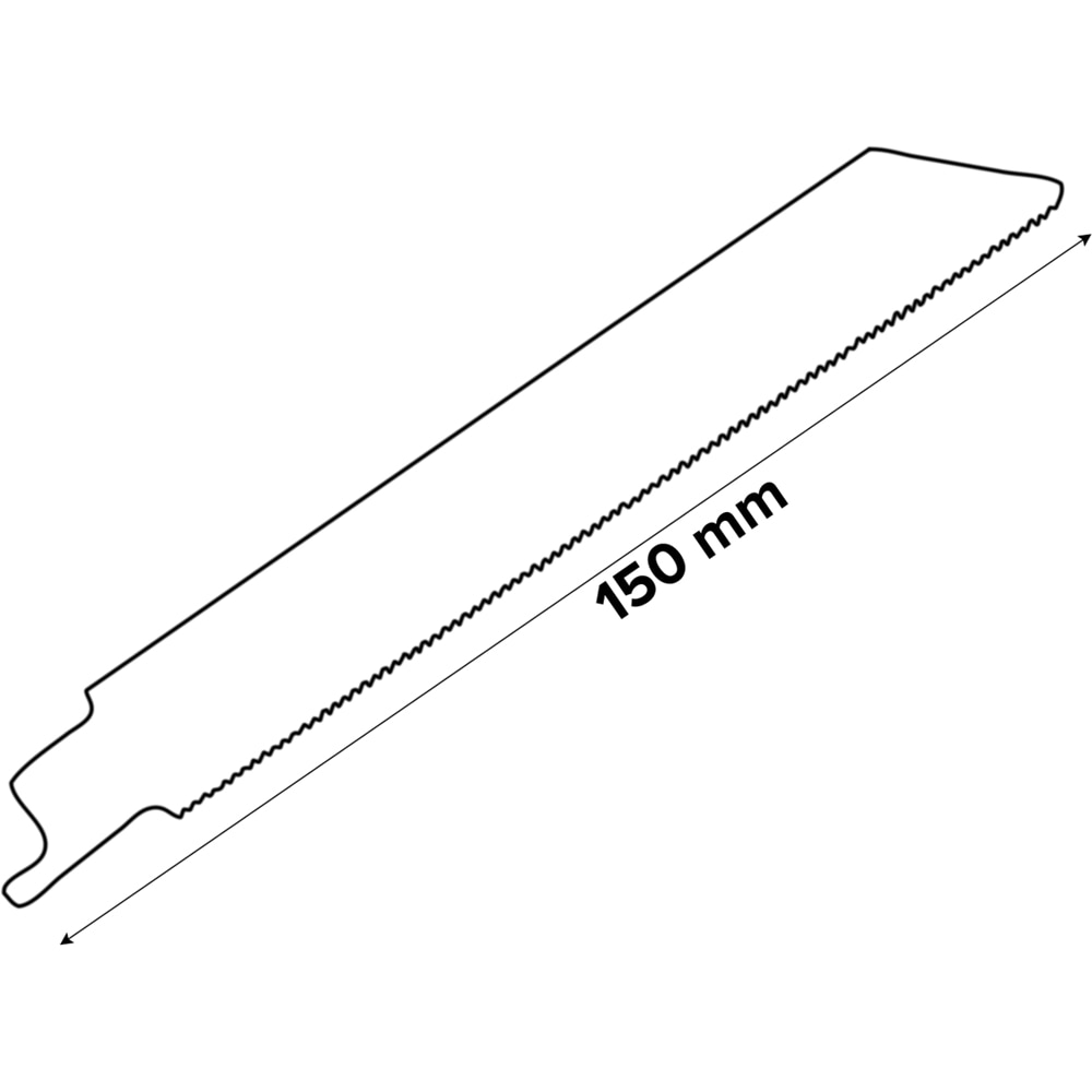 Panza fierastrau ERBAUER S922EF, pentru metal, 15 cm, 2 bucati