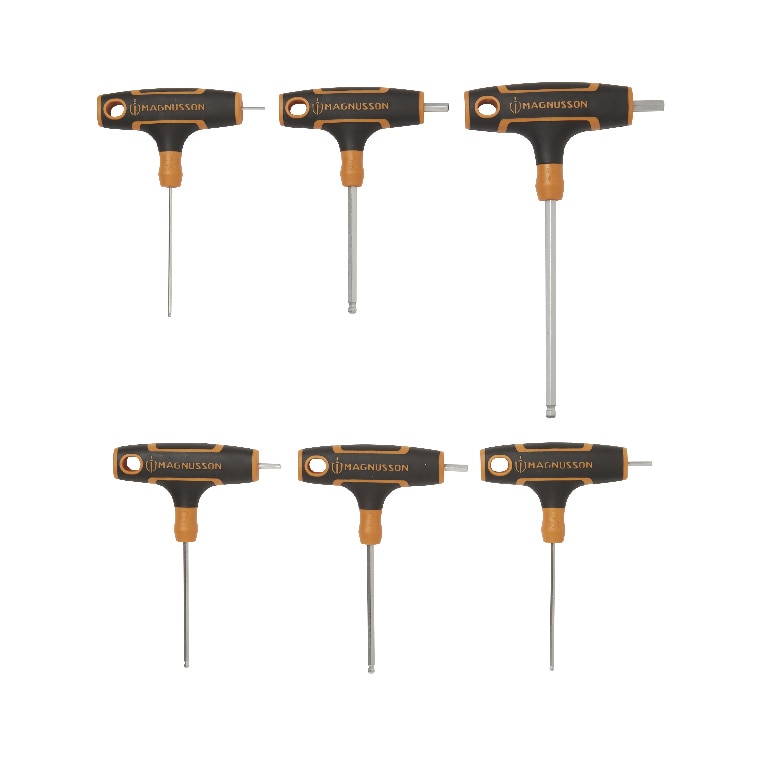Set 6 chei hexagonale Magnusson, otel, model HX05