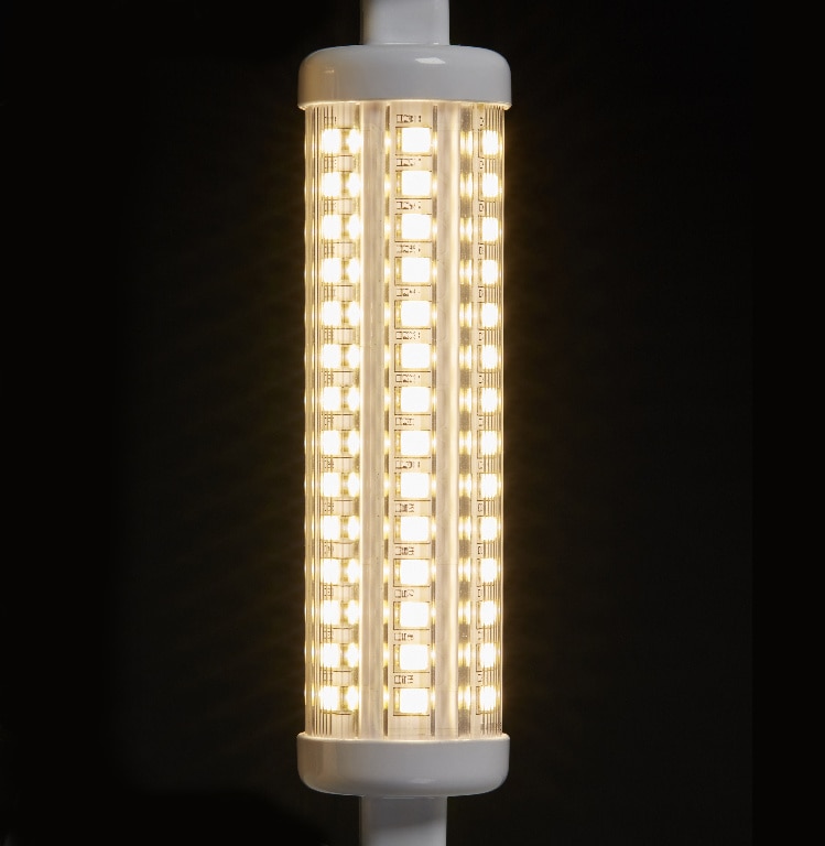 Bec LED, R7S, 83W, 3000K, plastic