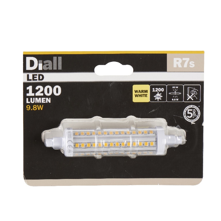 Bec LED, R7S, 83W, 3000K, plastic