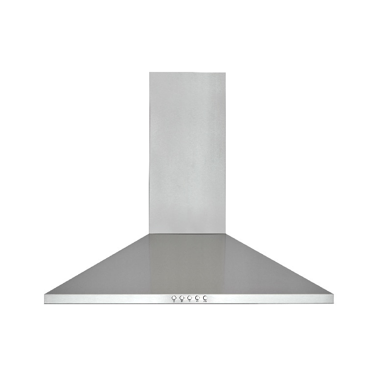 Hota standard din otel inoxidabil, 60 cm, finisaj cromat, clasa energetica C 