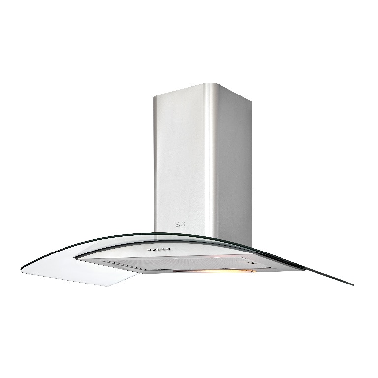 Hota decorativa Cooke & Lewis CLCGS90, 1 motor, 338 m3/h, L 90 cm, inox