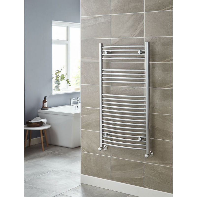 Radiator portprosop drept Blyss, 382 W, 110 x 60 cm, gri