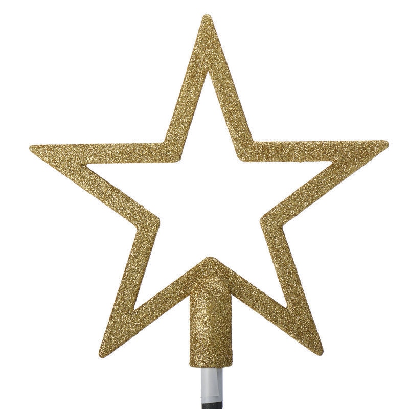 Varf brad stea, 20cm, auriu