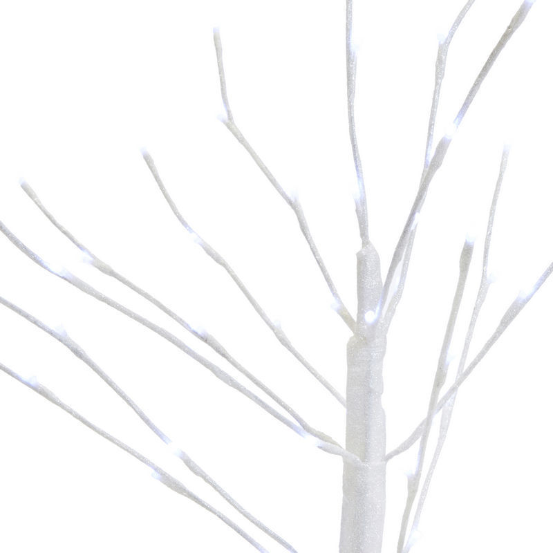 Decoratiune Mesteacan cu LED, 91 cm, alb