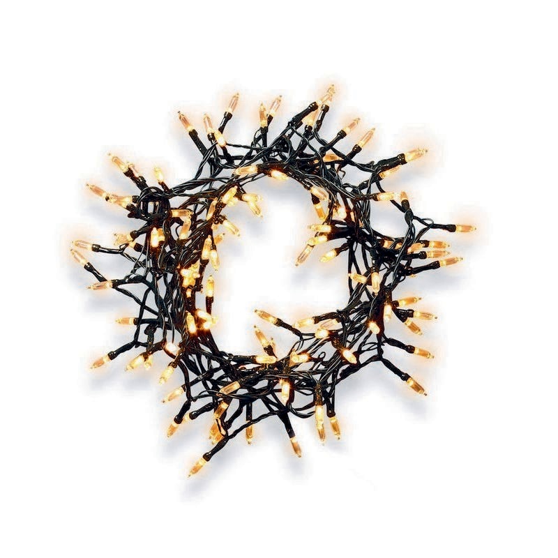 Instalatie Craciun interior/exterior, 120 LED-uri, alb cald