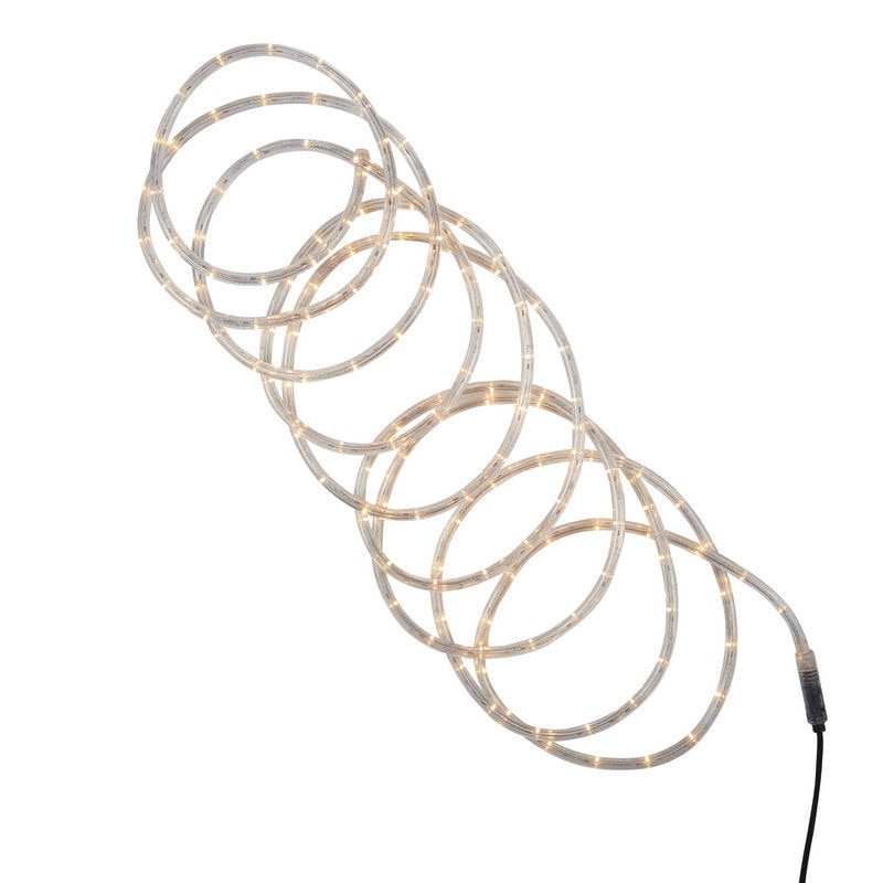 Cablu luminos LED, 8 m, iluminare alb galben