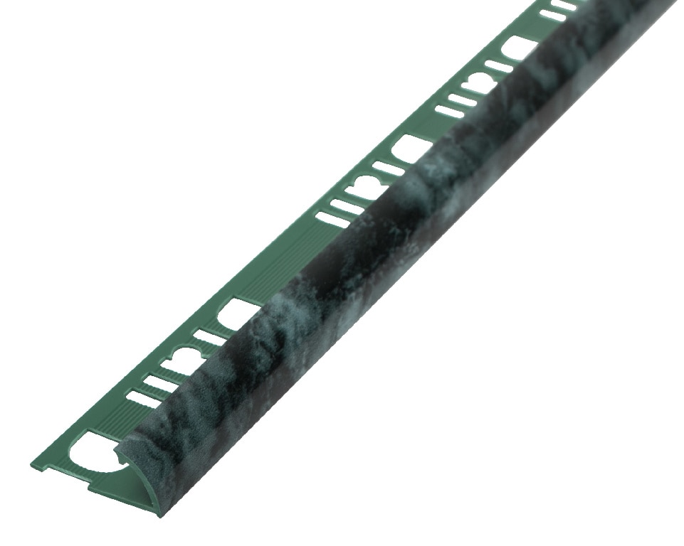 Profil PVC EXT, 9 mm, semirotund, verde  Diall