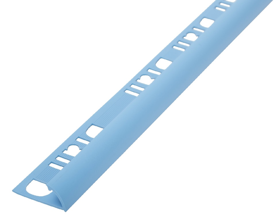 Profil PVC EXT, 9 mm, semirotund, albastru  Diall
