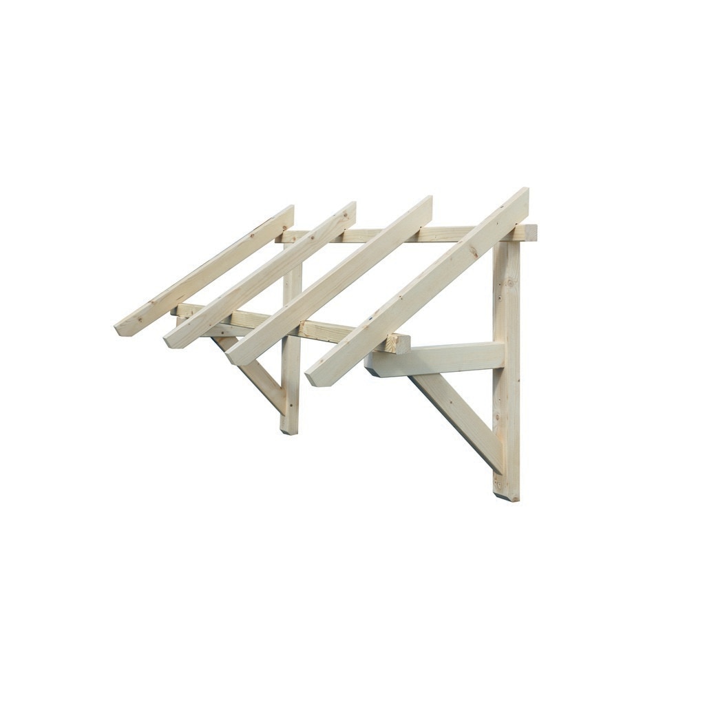 Marchiza fixa din lemn, cadru lemn, 140 x 80 cm • Geom Mitre