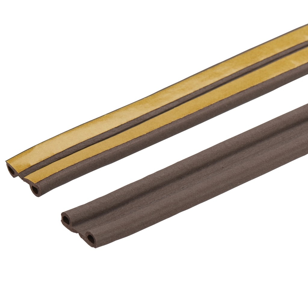 Banda de etansare, autoadeziva 9 x 6.5 mm, lungime 6 m, culoare maro cu dunga 