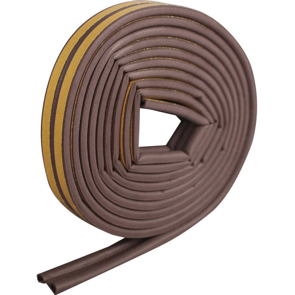 Banda de etansare, autoadeziva 9 x 6.5 mm, lungime 24 m, culoare maro cu dunga 