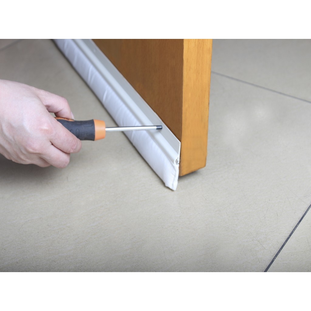 Garnitura cu flansa pentru usa, 930 x 15 mm, culoare alb