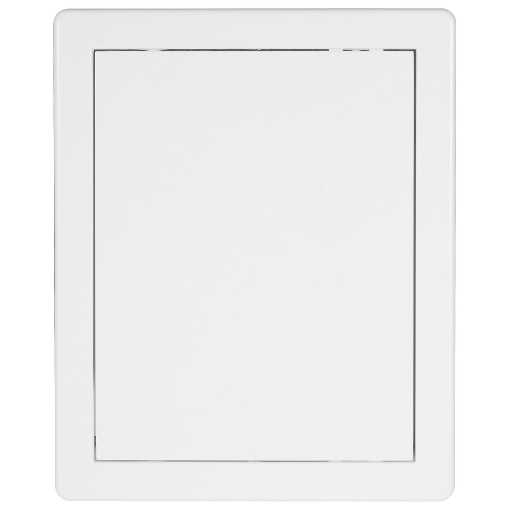 Usa de vizitare, alb, plastic ABS, 150 x 200 mm  Diall