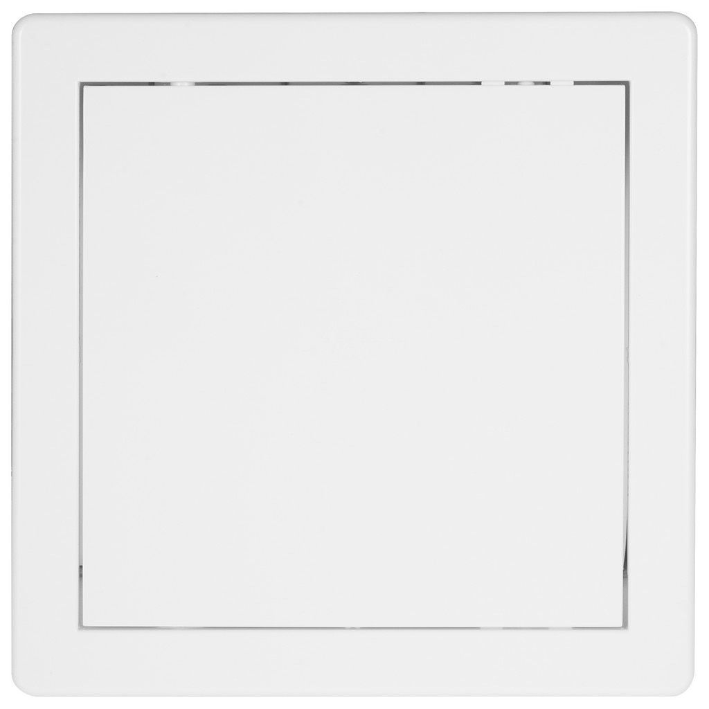 Usa de vizitare, alb, plastic, 300 x 300 mm • Diall