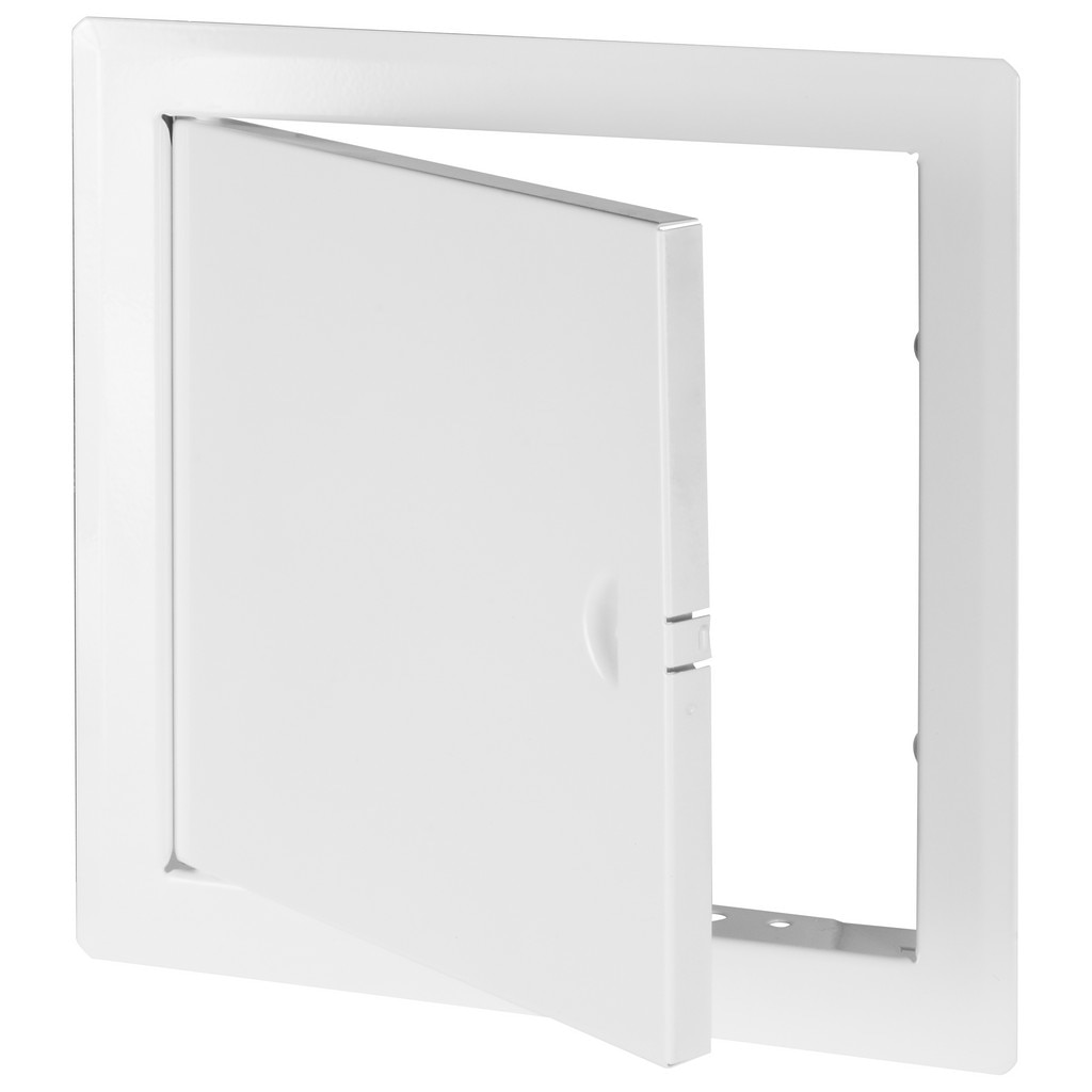 Usa de vizitare, alb, metal, 200 x 200 mm • Diall