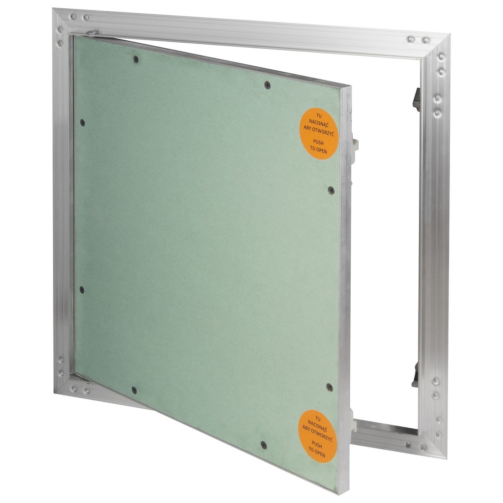 Usa de vizitare, aluminiu, 300 x 300 mm • Diall