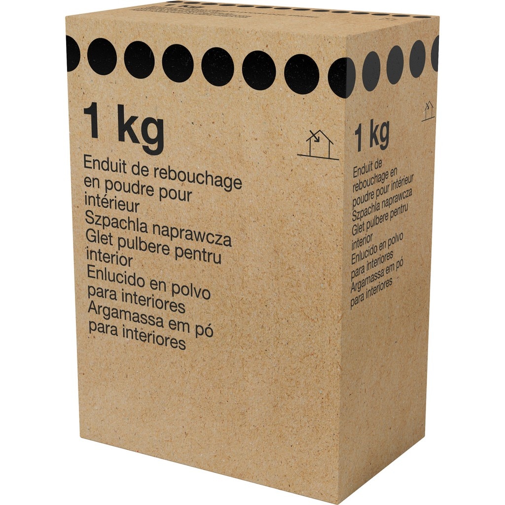 Glet pulbere ipsos pentru interior, 1 kg   Diall
