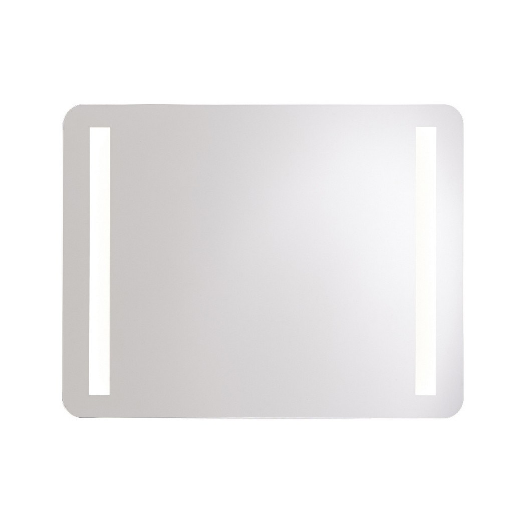 Oglinda baie Cooke & Lewis Berrow, dreptunghiulara, 80 x 60 cm, iluminare LED