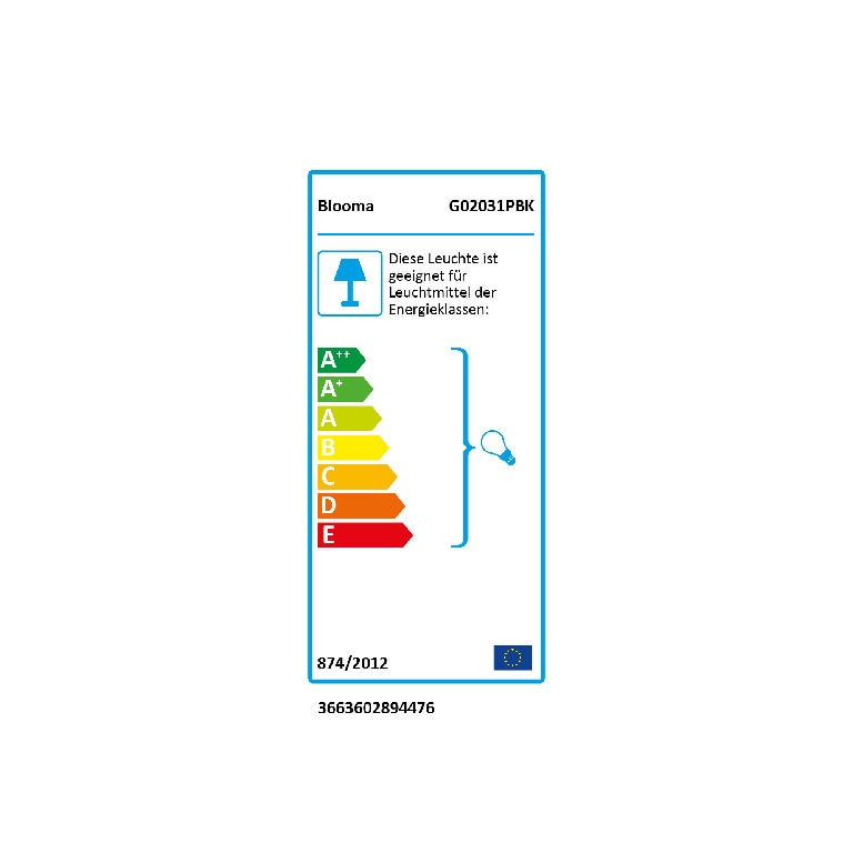 Lampa exterioara cu senzor 1 x 60 W, 19 x 14 x 31 cm, negru • Blooma Varennes