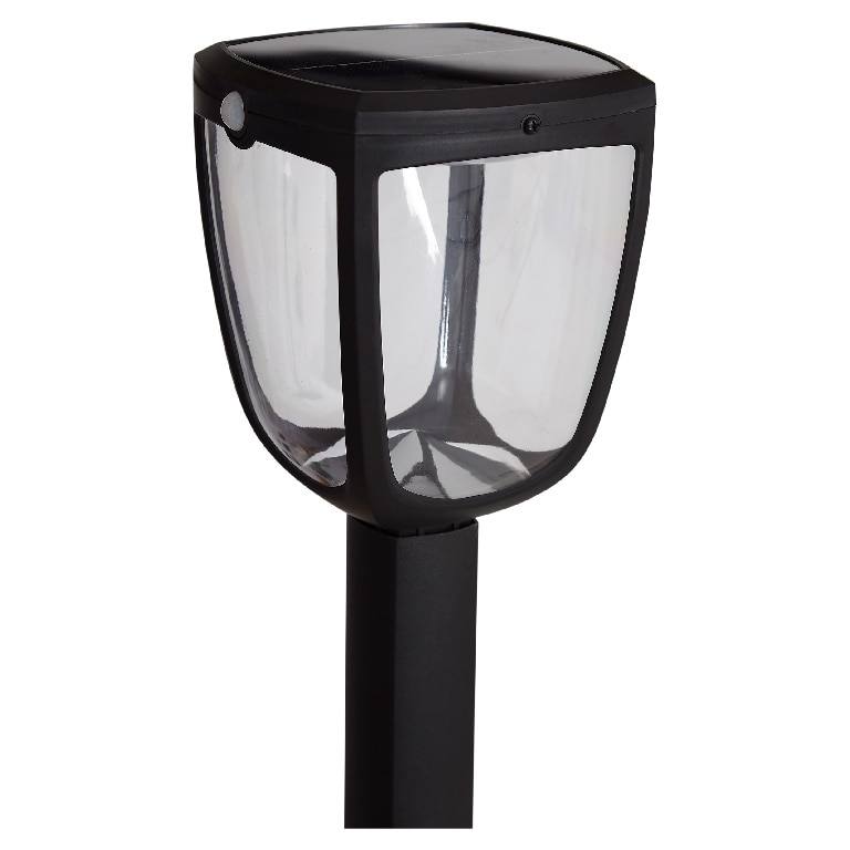 Stalp solar LED BLOOMA Seldovia, 1.9W, 160lm, IP44, senzor de miscare, negru