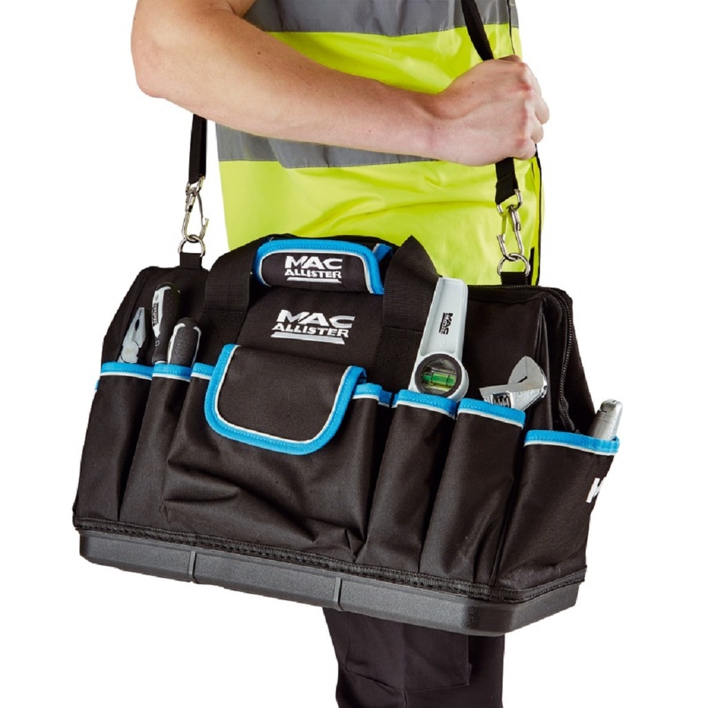 Geanta din plastic pentru scule, 44 x 23 x 33 cm • Mac Allister