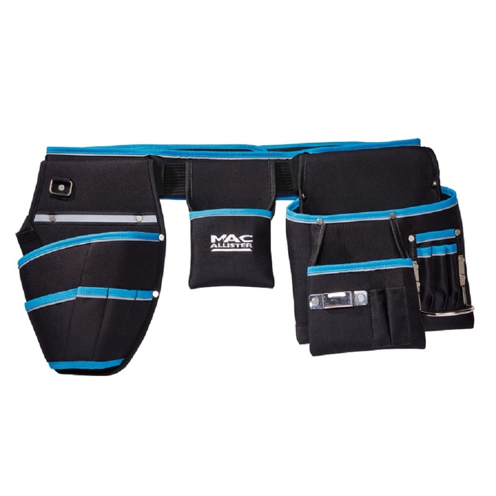 Centura scule si unelte, ajustabila 90-120 cm, 12 buzunare • Mac Allister