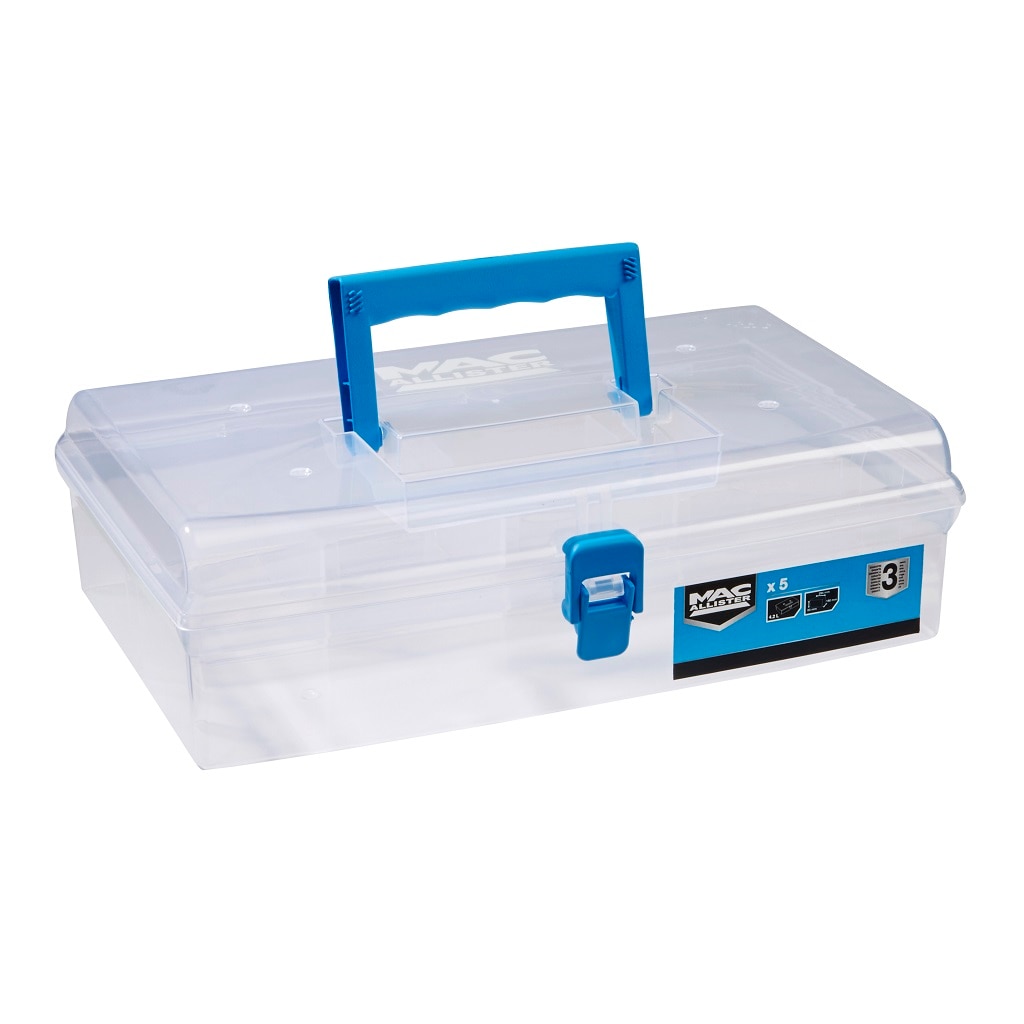 Cutie organizator Mac Allister, plastic, 30 x 19 x 8 cm, 5 compartimente