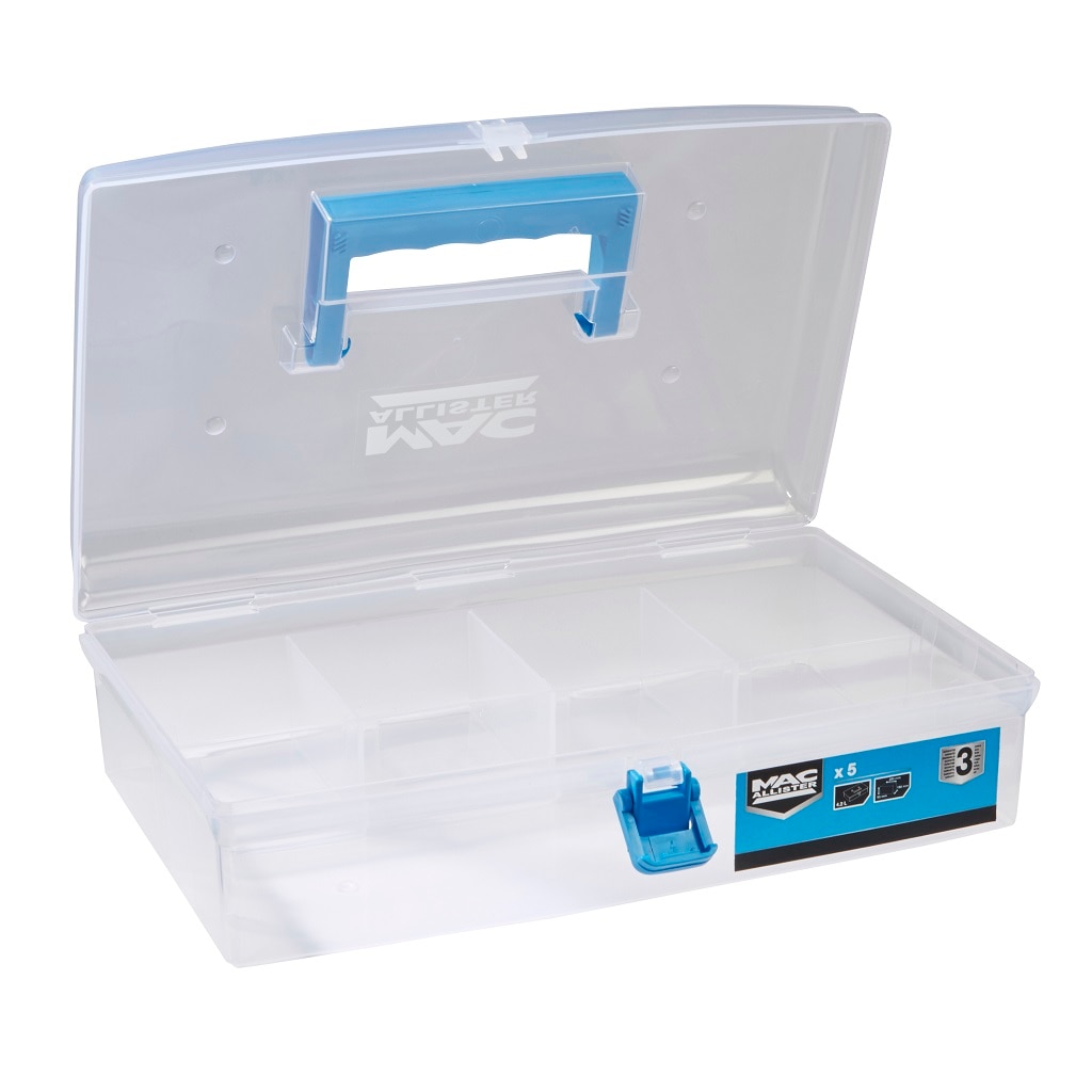 Cutie organizator Mac Allister, plastic, 30 x 19 x 8 cm, 5 compartimente