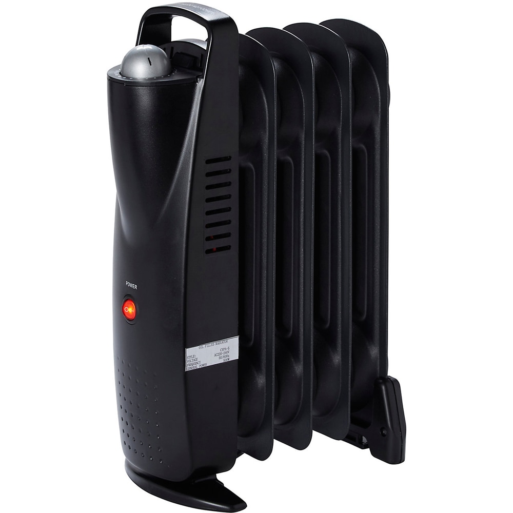 Calorifer electric cu ulei CYPA-5, 5 elementi, 500W, negru