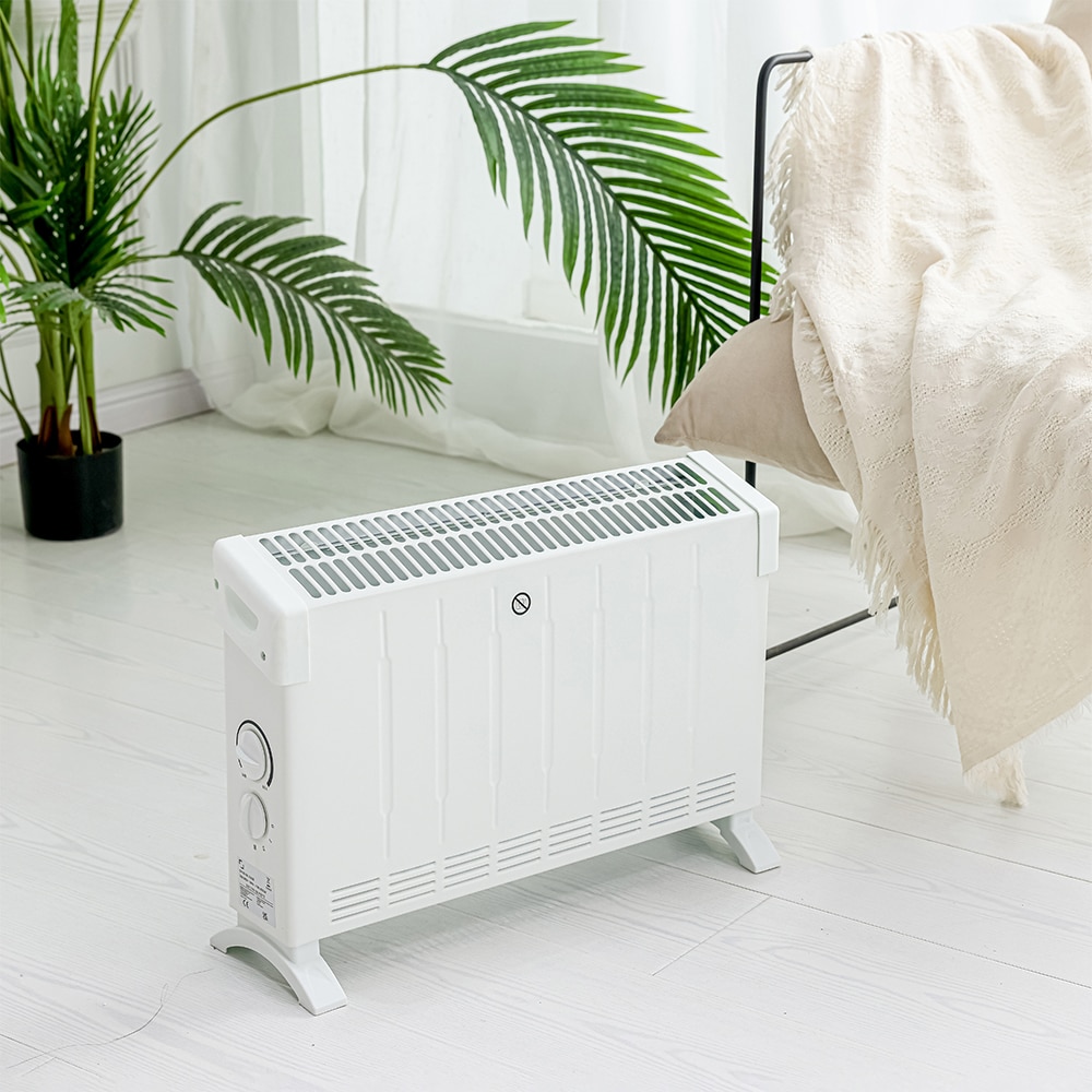 Convector electric de podea CH-2010C Ther, 2000W, 3 trepte, alb